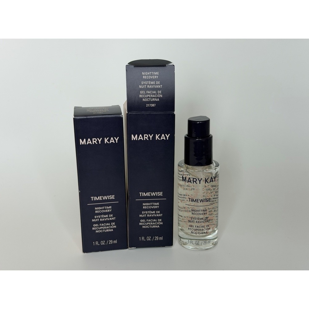 MARY KAY TIMEWISE NIGHTTIME RECOVERY 217387 LOT OF 2 NEW NIGHT SOLUTION NIB